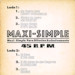 Various � Maxi-Simple Para Difusion (Argentina Promo) 1985