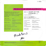 Frida - Heart Of The Country 7'' Rear Cover