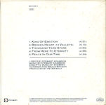 Peace In Our Time (Promo Album Sampler) Rear Cover