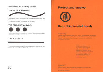 Protect and Survive Booklet Pages 28 & 29