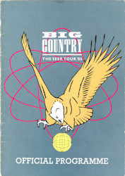 The Seer Tour Programme Front Cover