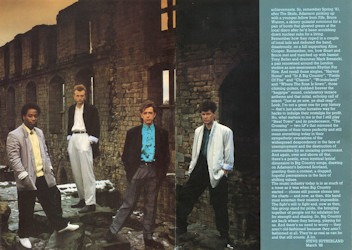 The Seer Tour Programme Pages 6 & 7