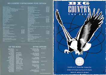 The Seer Tour Programme Pages 22 & 23